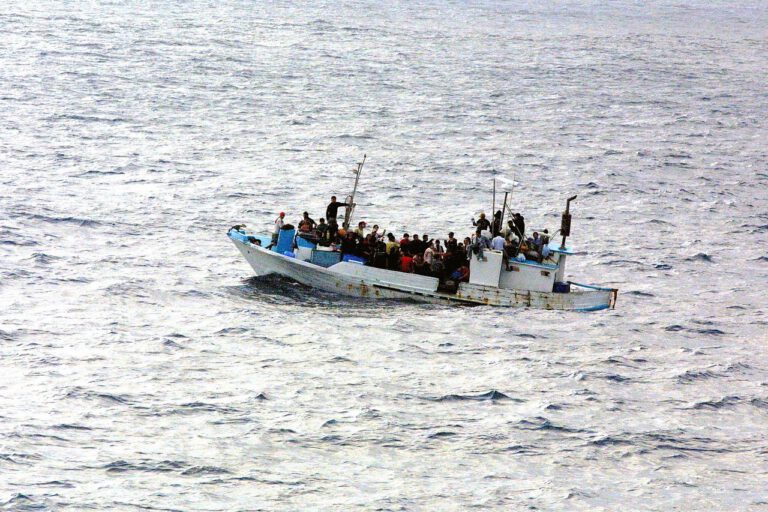 Flüchtlinge im Boot