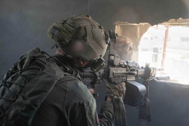 IDF-Soldat im Einsatz