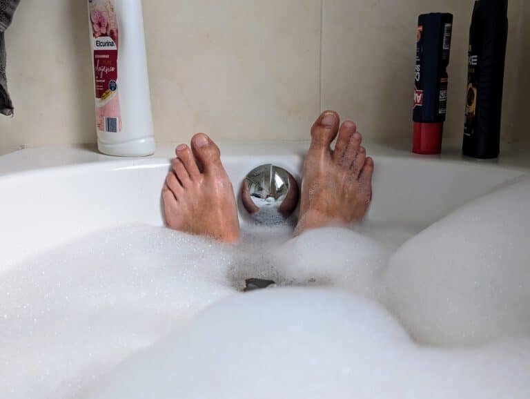 Schaumbad und Wellness