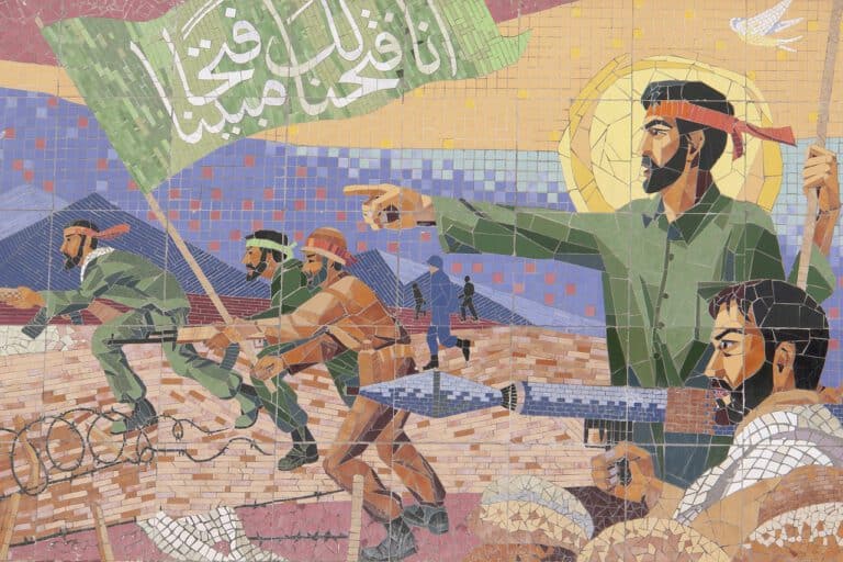 Wandgemälde im Iran