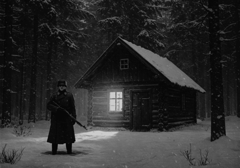 Waldarbeiter Hütte in der Nähe von Groß Döbern