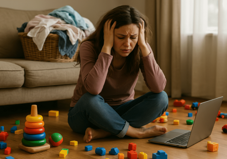 Junge Familien sind oft überfordert