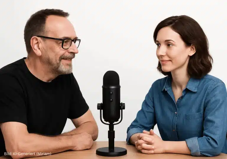Miriam die KI und Peter Winkler