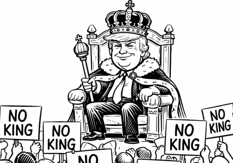 Trump als König