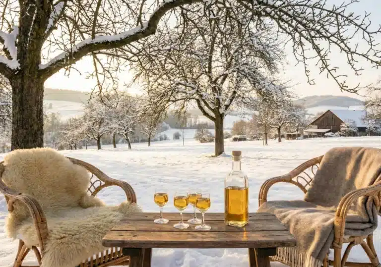 Brennkunst aus der Region - Winterbild