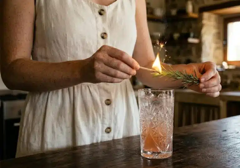 Elena und der Kräuter-Cocktail mit Rosmarin
