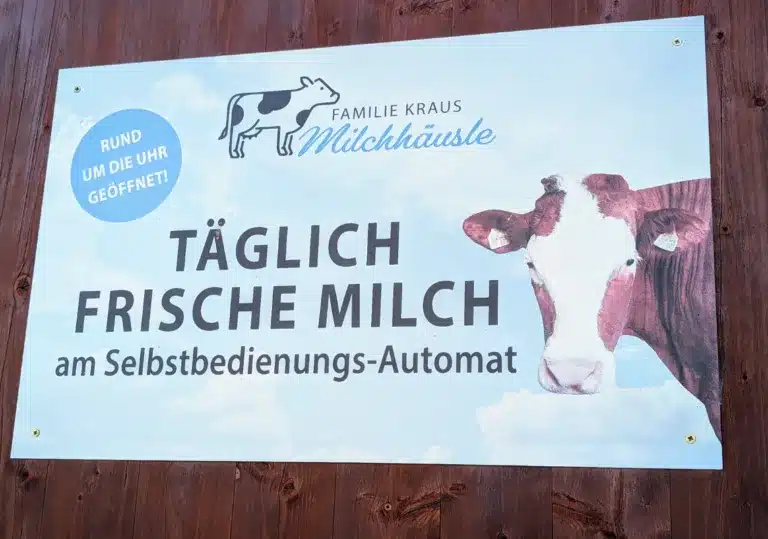 Täglich frische Milch